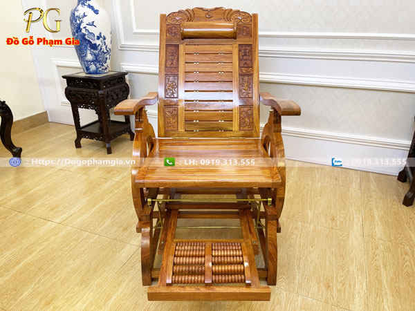 Thông tin kích thước ghế tựa lưng gỗ hương