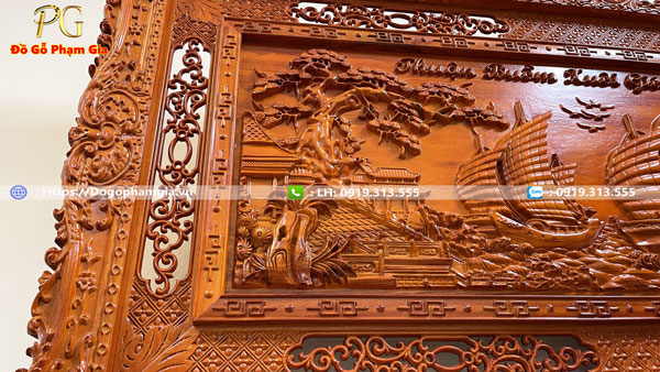 Thông tin chung bức tranh gỗ thuận buồm xuôi gió