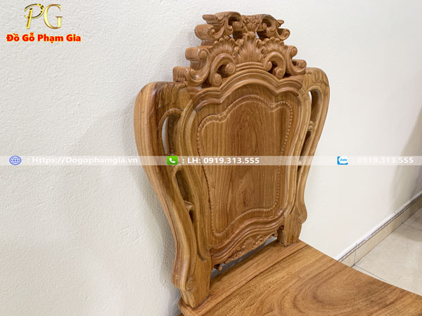 Mua bàn ghế ăn gỗ gõ đẹp tại dogophamgia.vn