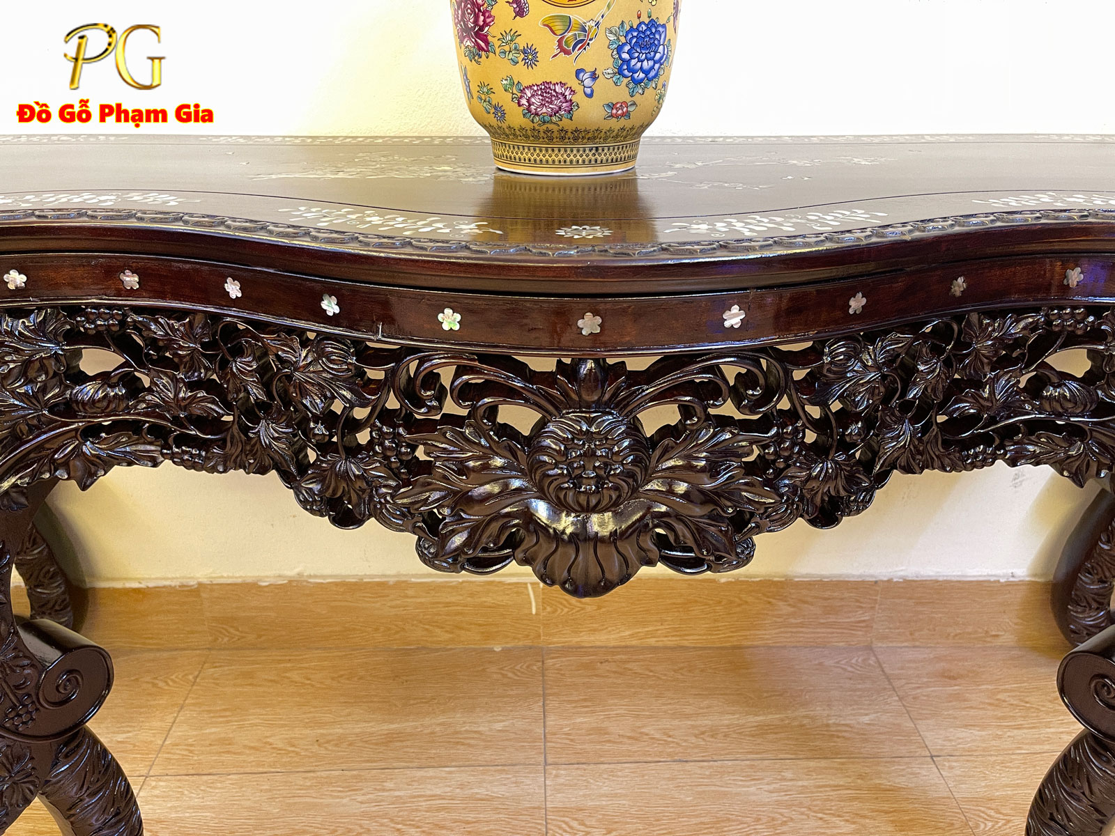 Thông tin kích thước bàn bán nguyệt louis gỗ gụ Thông tin kích thước bàn bán nguyệt louis gỗ gụ