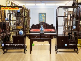 Bàn Bày Đồ Lối Tàu Gỗ Gụ