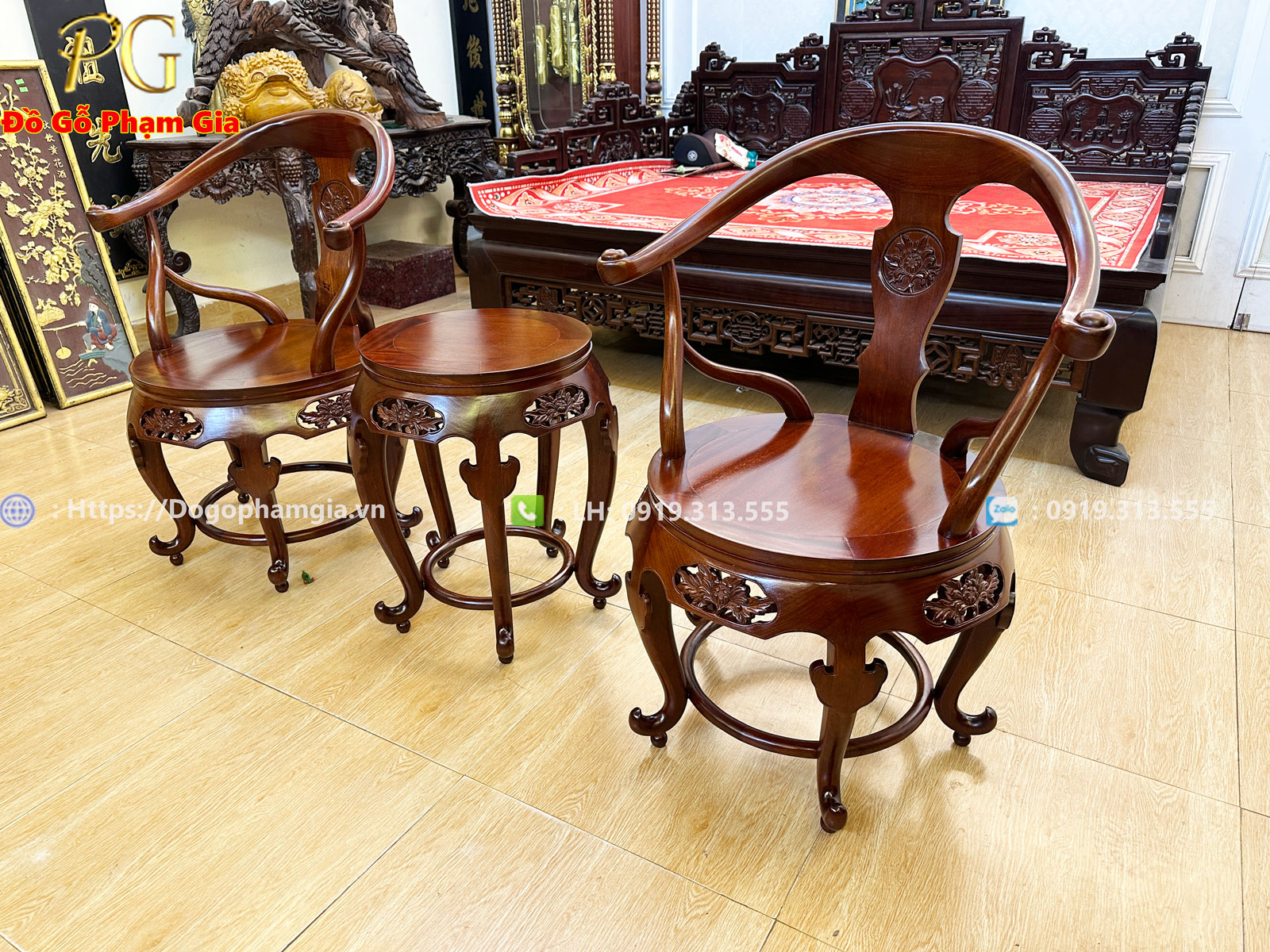 Dáng ghế tròn – biểu tượng của sự đoàn viên và sung túc