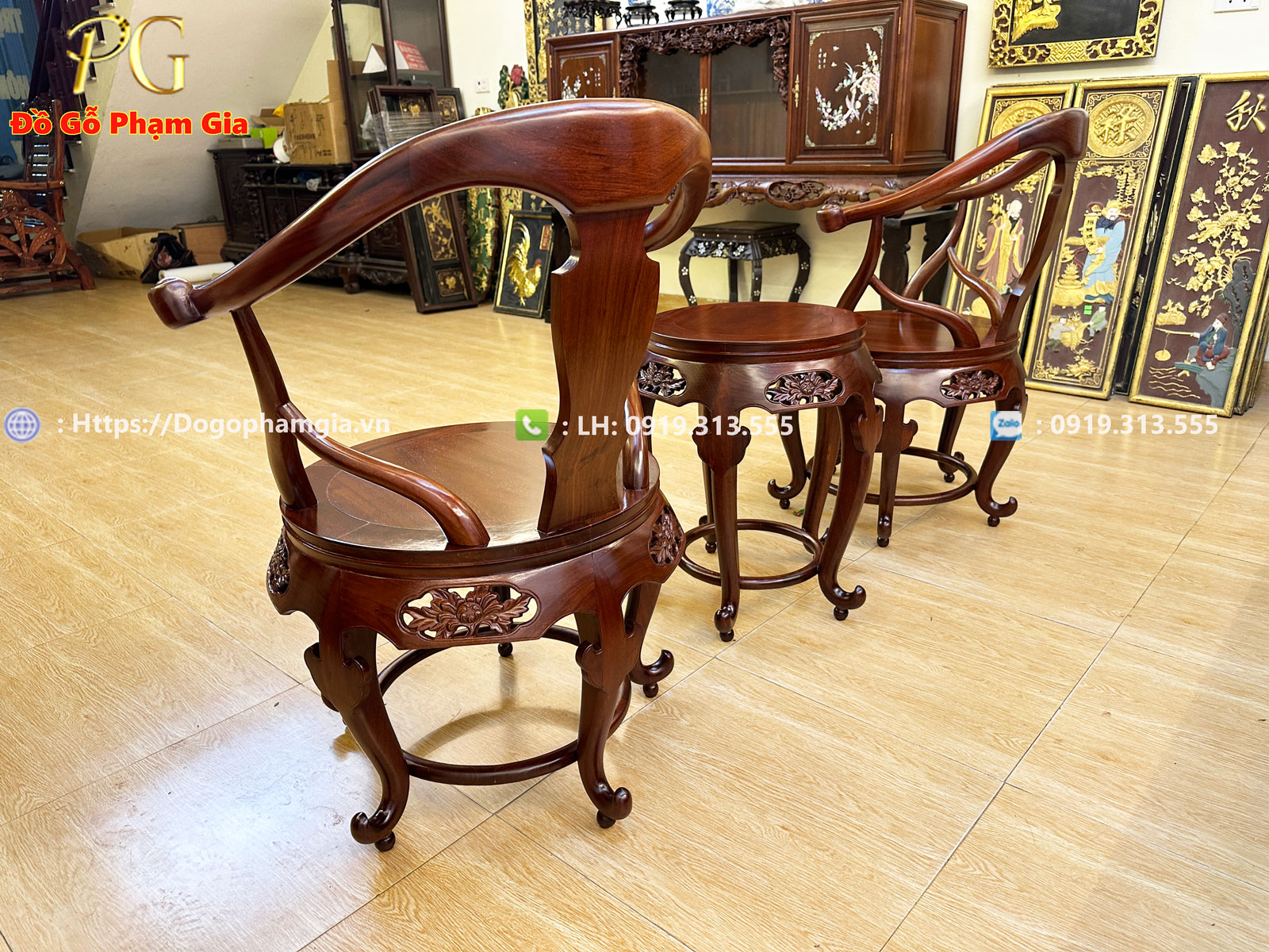 Dáng ghế tròn – biểu tượng của sự đoàn viên và sung túc