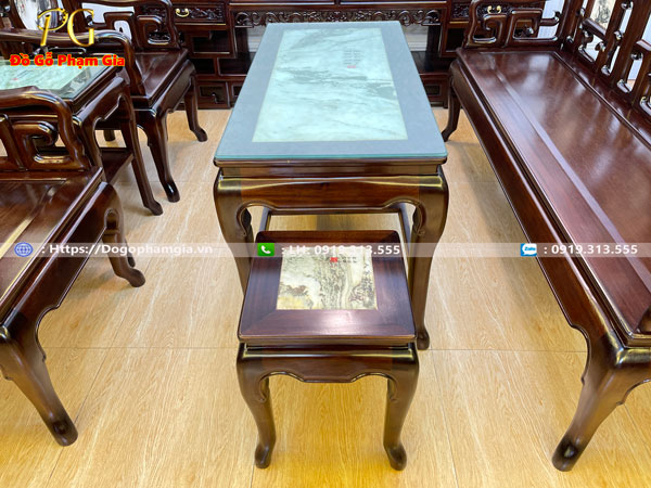 Mua bàn ghế móc mỏ gỗ gụ đẹp tại đồ gỗ Phạm Gia