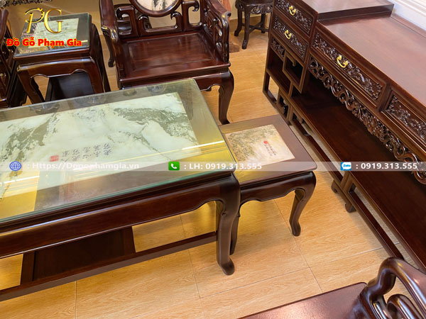 Mua bàn ghế móc mỏ gỗ gụ đẹp tại đồ gỗ Phạm Gia