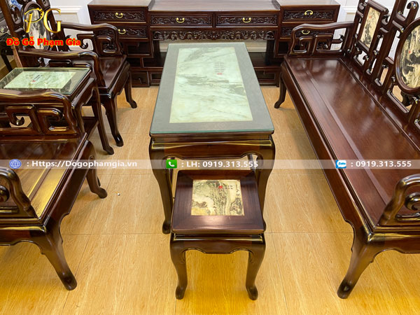 Mua bàn ghế móc mỏ gỗ gụ đẹp tại đồ gỗ Phạm Gia