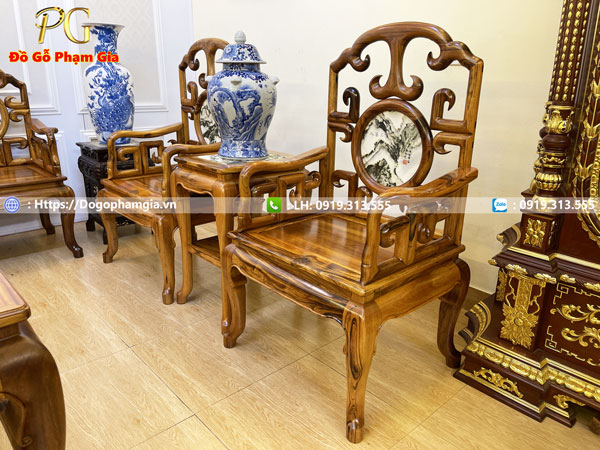 Nét đặc trưng độc đáo của bộ ghế móc mỏ gụ ta