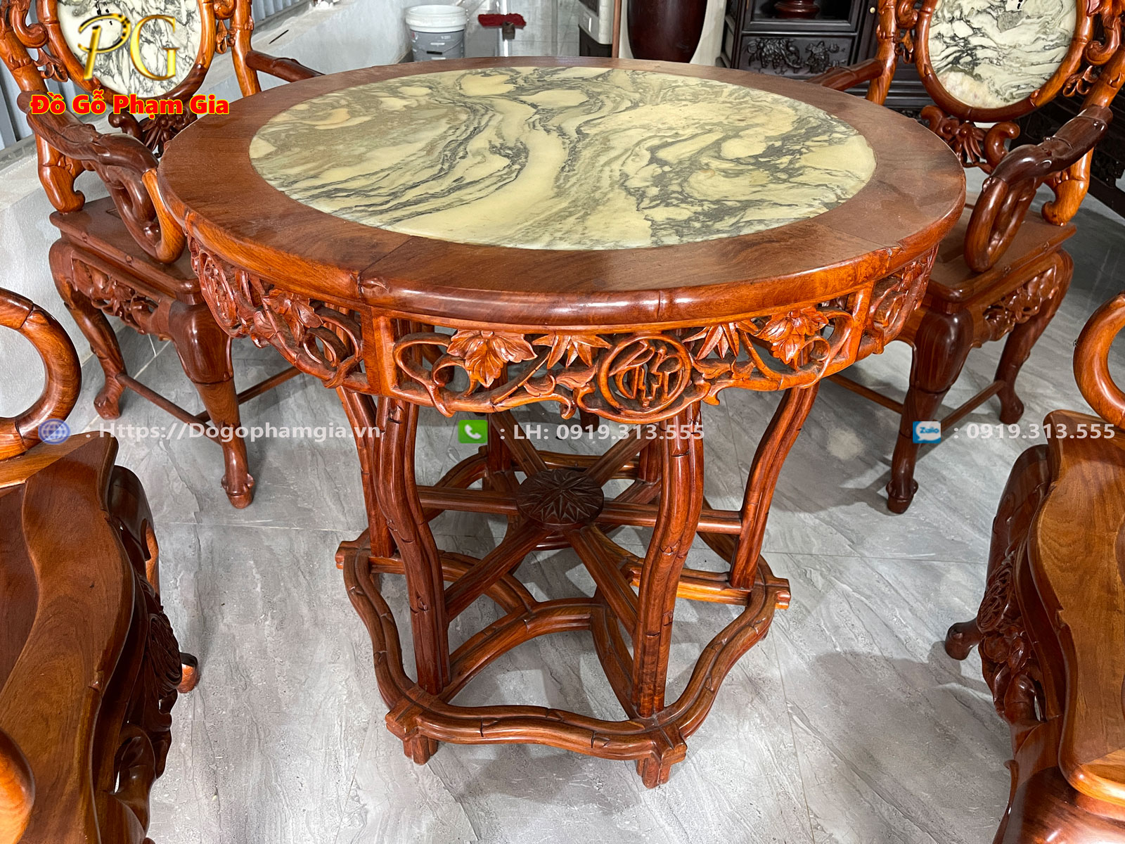 Thông tin kích thước bàn ghế trúc đơn