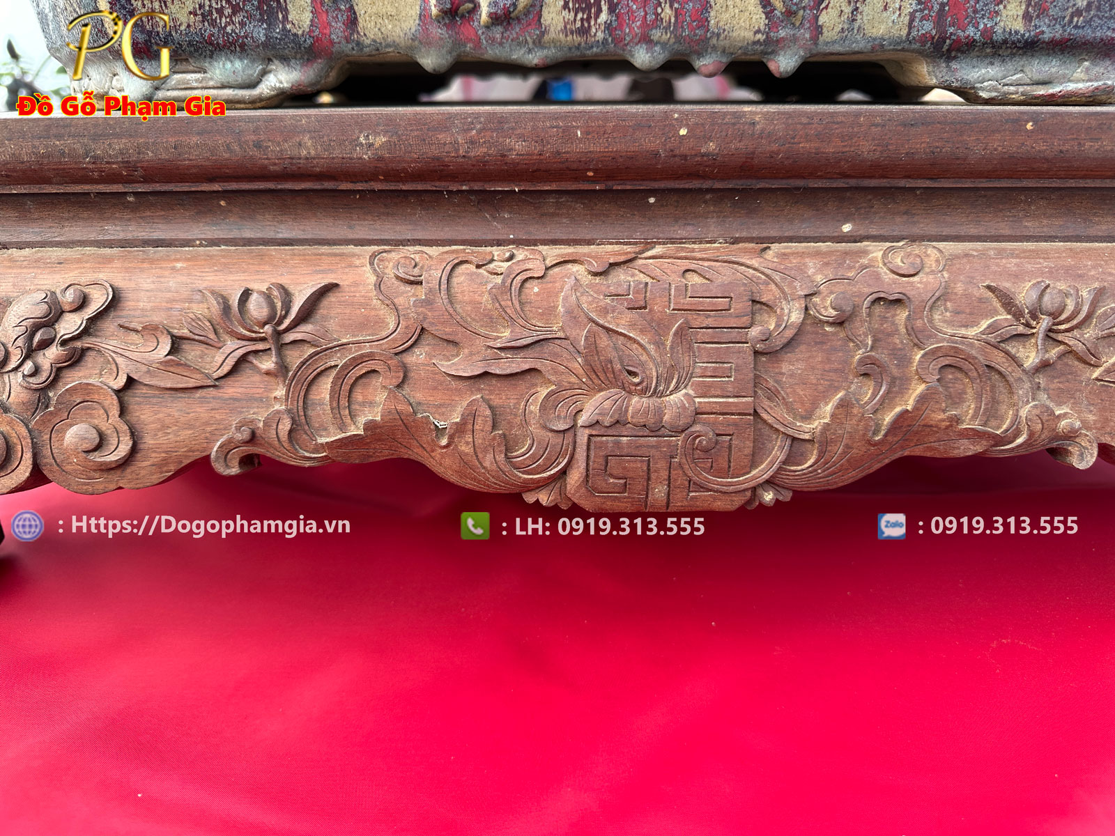 Thông tin kích thước bàn văn kỷ chạm dắt lối Huế