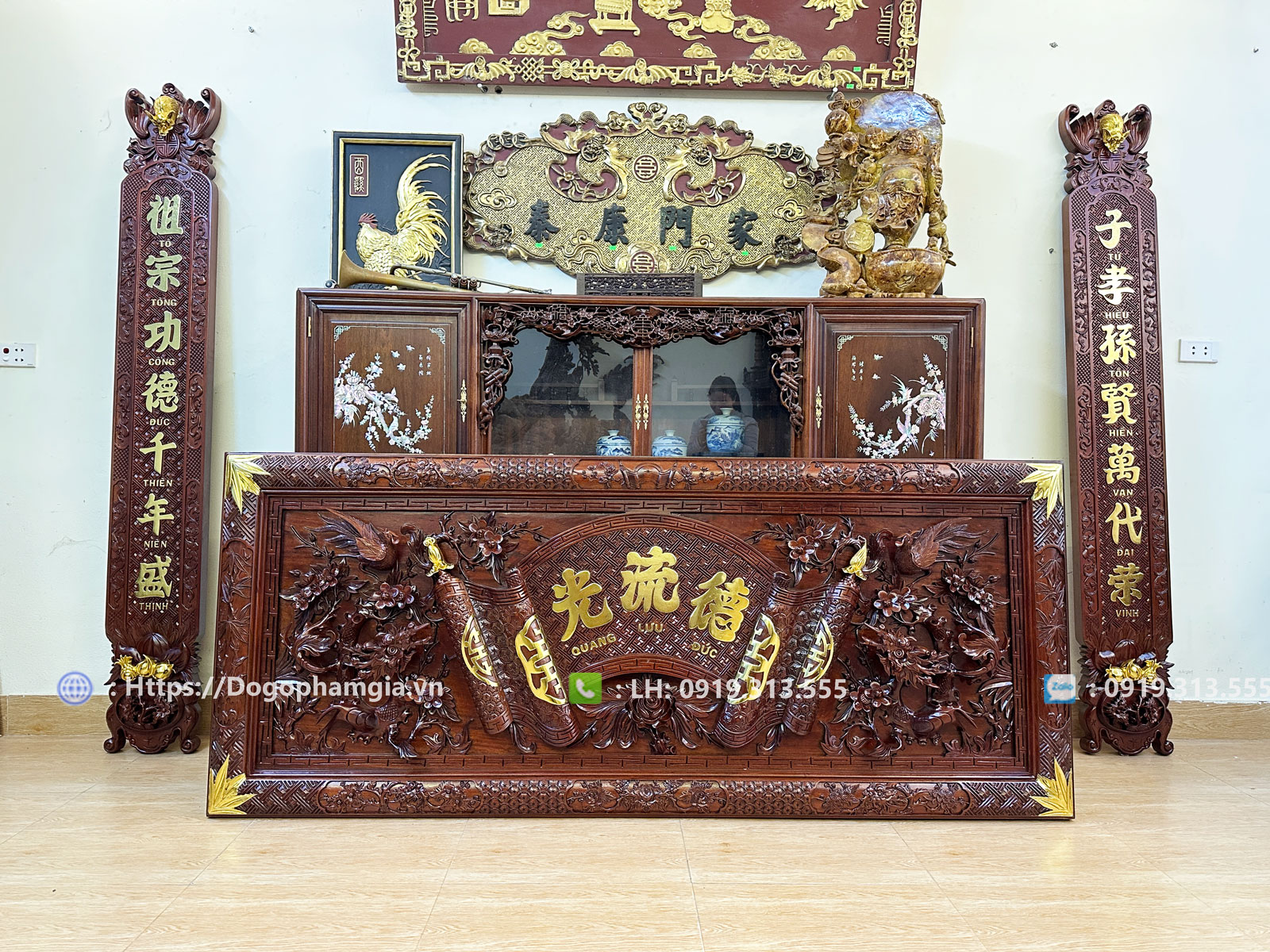 Tôn nghiêm ,sự trang trọng cho không gian thờ gia tiên