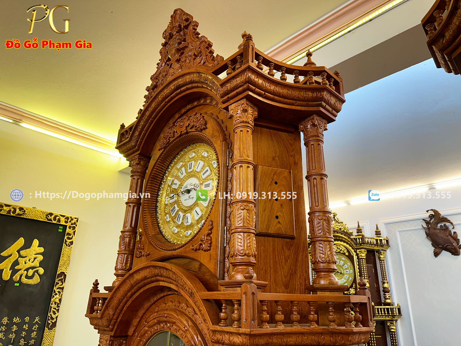 Đồng hồ cây tứ trụ - Sự kết hợp giữa giá trị sử dụng và phong thủy