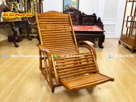 Ghế Lười 3 Dây Gỗ Gõ