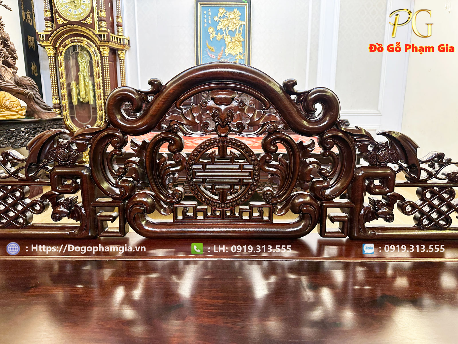 Thông tin kích thước giường phương lười gỗ gụ