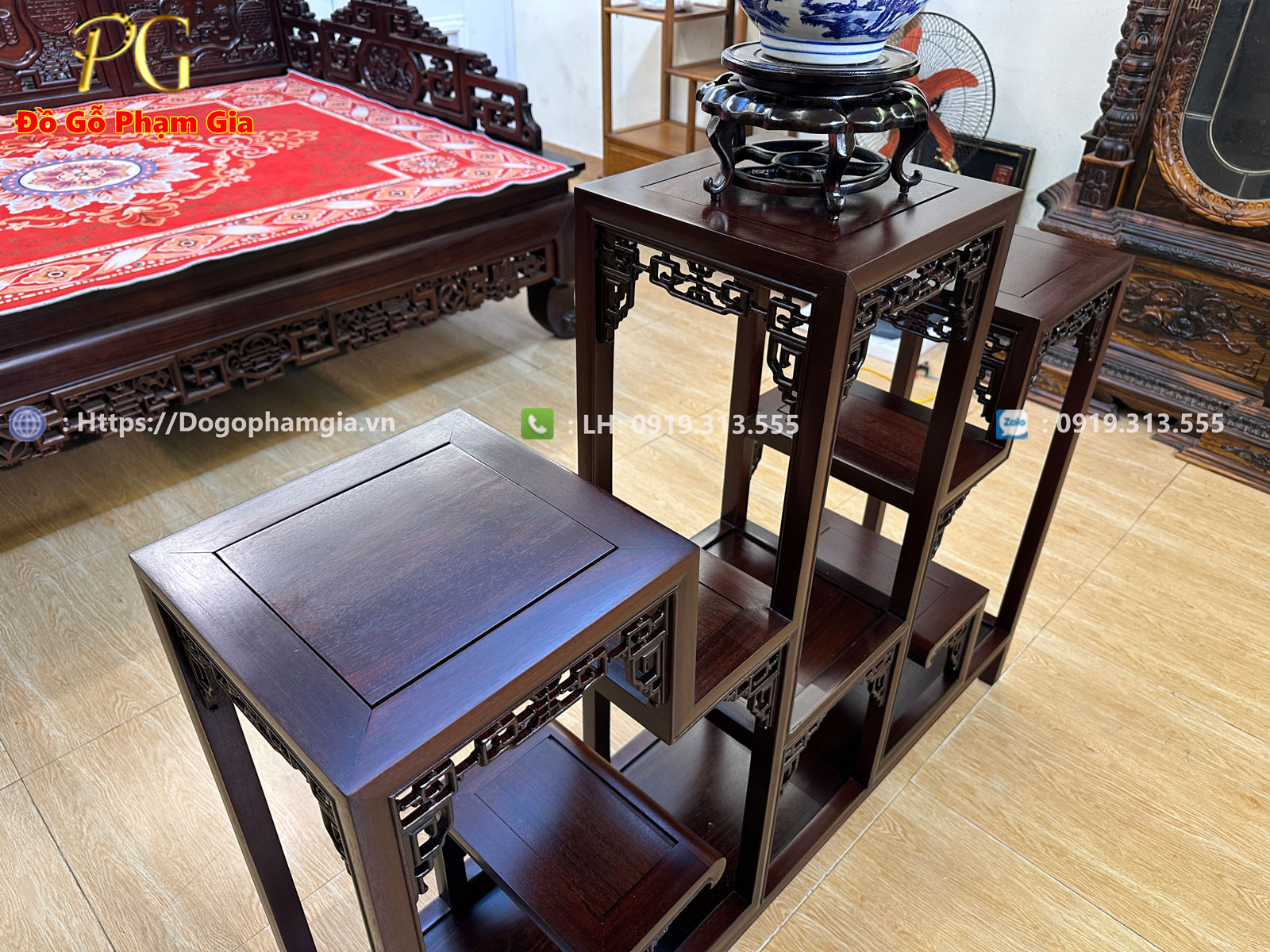 Thông tin kích thước kệ tam sơn bày đồ