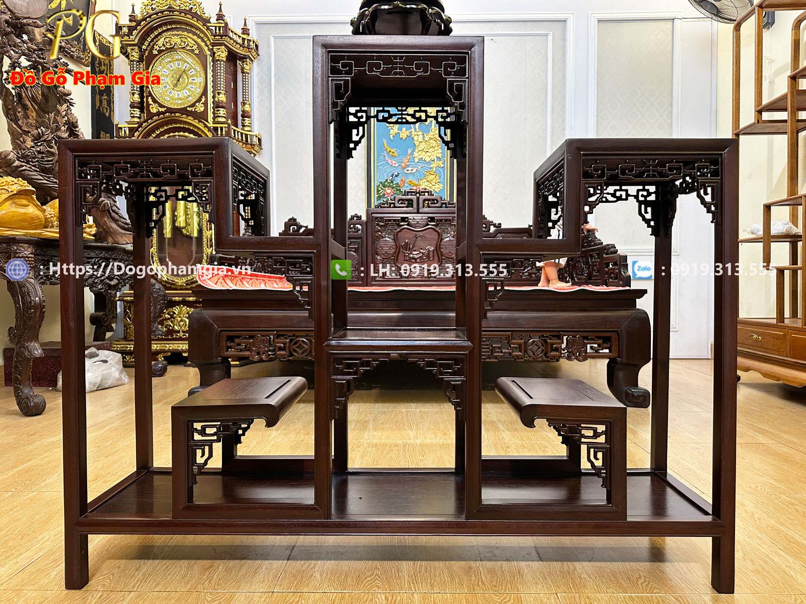 Thông tin kích thước kệ tam sơn bày đồ