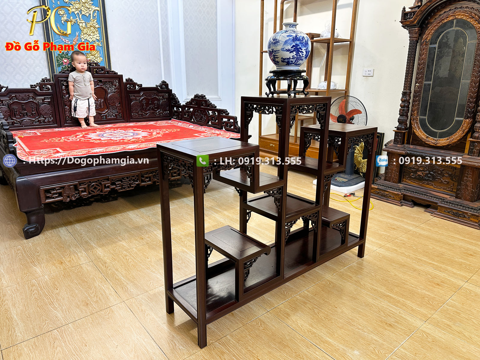 Giá trị thẩm mỹ và phong thủy của kệ tam sơn