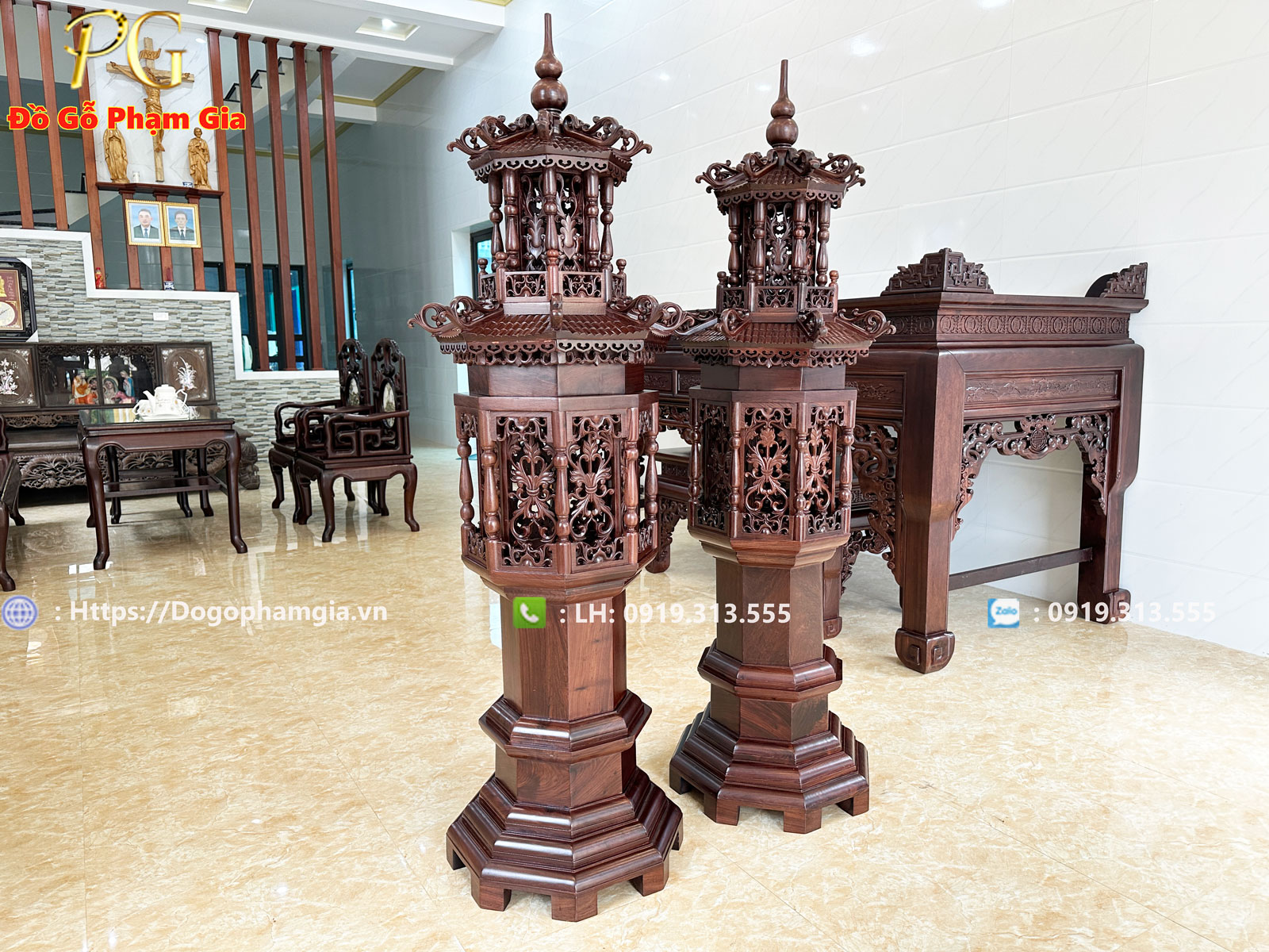 Ưu điểm nổi bật của lồng đèn hình tháp gỗ hương Ưu điểm nổi bật của lồng đèn hình tháp gỗ hương