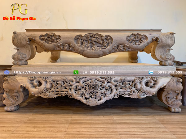 Hình ảnh chi tiết sập gỗ