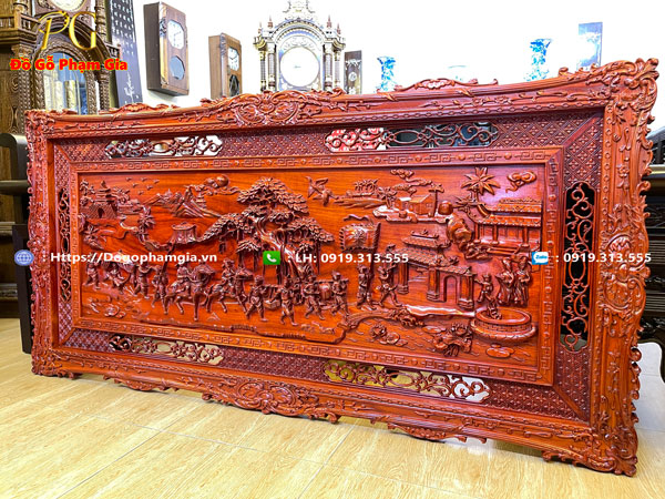 Hình ảnh chi tiết tranh vinh quy bái tổ