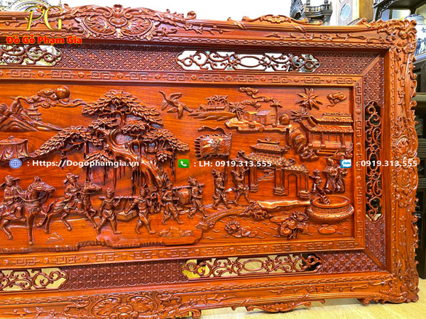 Hình ảnh chi tiết tranh vinh quy bái tổ