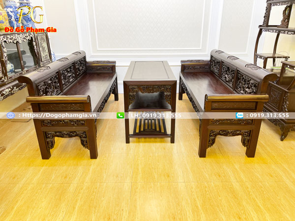 Bàn ghế trường kỷ mang hơi thở truyền thống