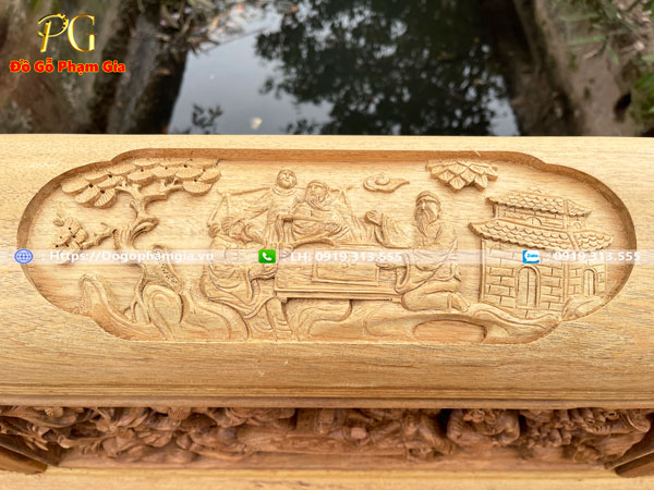 Đồ Gỗ Phạm Gia – Cơ sở sản xuất trường kỷ chạm tích đẹp