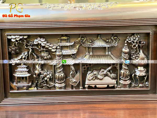 Thông tin kích thước trường kỷ đục tích tam quốc tk45