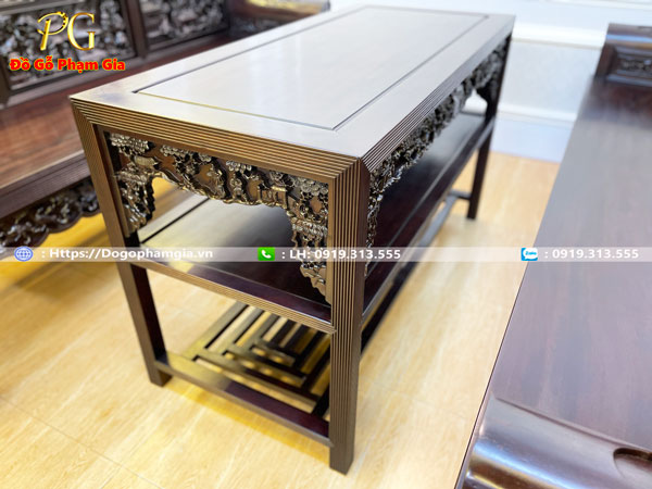 Hình ảnh chi tiết trường kỷ đục tích tam quốc TK45