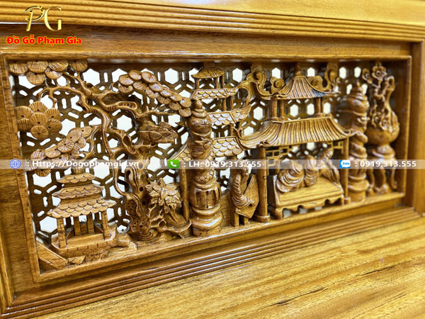 Nét đặc trưng của bộ trường kỷ tích gỗ gụ