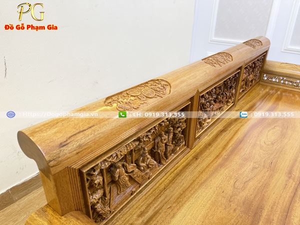 Nét đặc trưng của bộ trường kỷ tích gỗ gụ