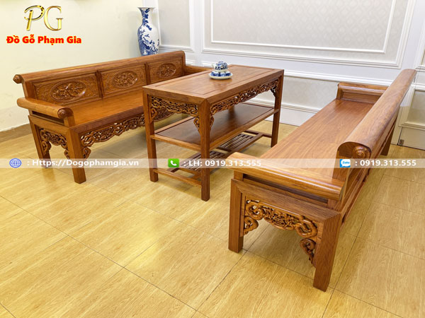 Trường kỷ gỗ mang đậm phong cách cổ xưa