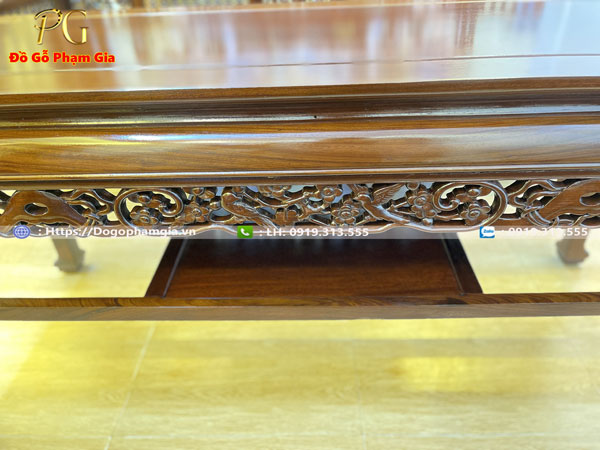 Chọn mua trường kỷ song tiện làm bằng gỗ gụ