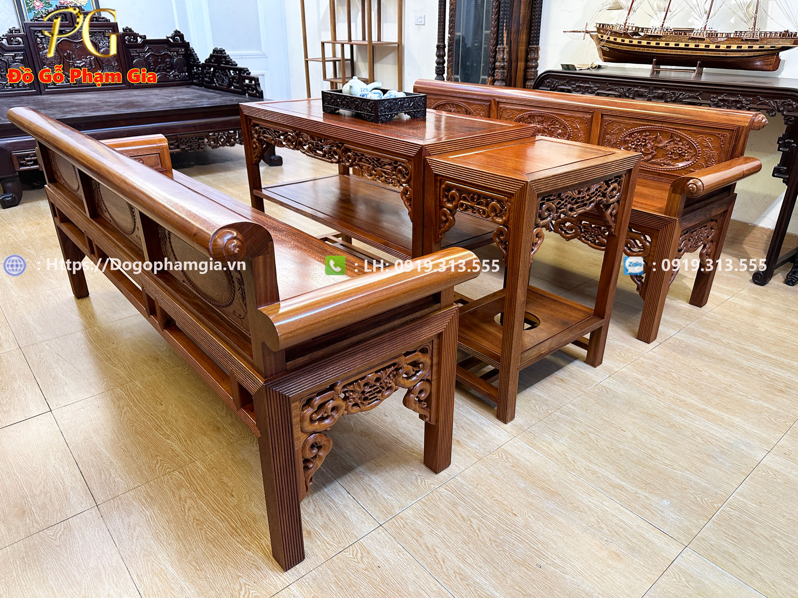 Bàn ghế trường kỷ gỗ lim – lựa chọn hoàn hảo cho không gian Bàn ghế trường kỷ gỗ lim – lựa chọn hoàn hảo cho không gian