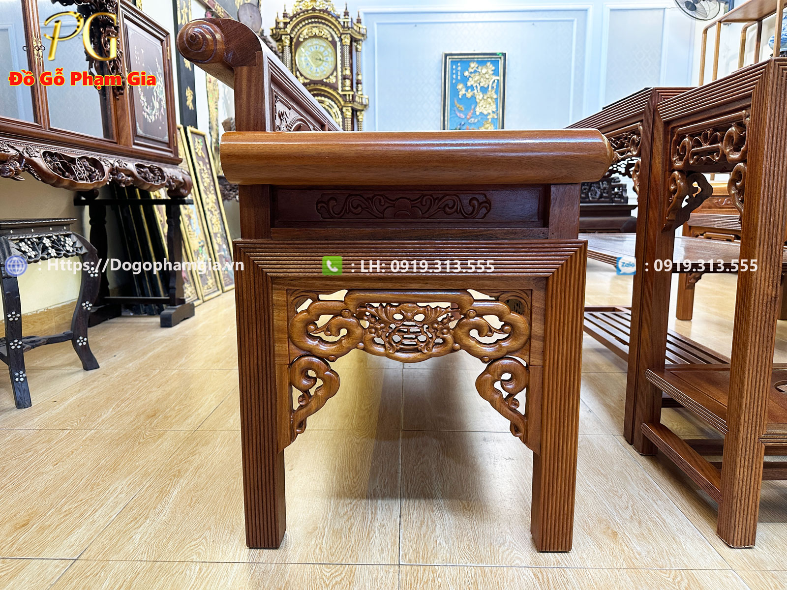 Bàn ghế trường kỷ gỗ lim – lựa chọn hoàn hảo cho không gian Bàn ghế trường kỷ gỗ lim – lựa chọn hoàn hảo cho không gian