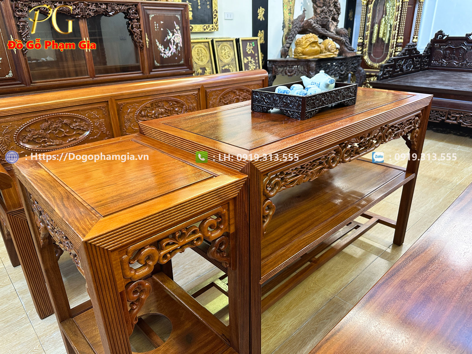 Trường kỷ vai cuốn gỗ lim và chạm khắc tứ quý Trường kỷ vai cuốn gỗ lim và chạm khắc tứ quý