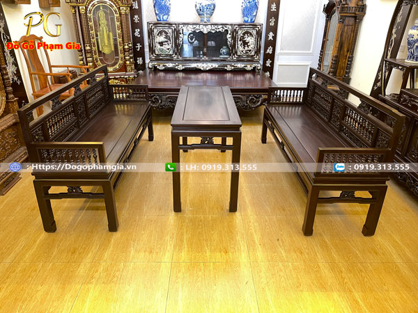 Thông tin kích thước bàn ghế trường kỷ song tiện