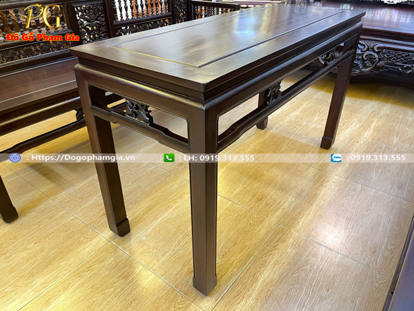 Thông tin kích thước bàn ghế trường kỷ song tiện