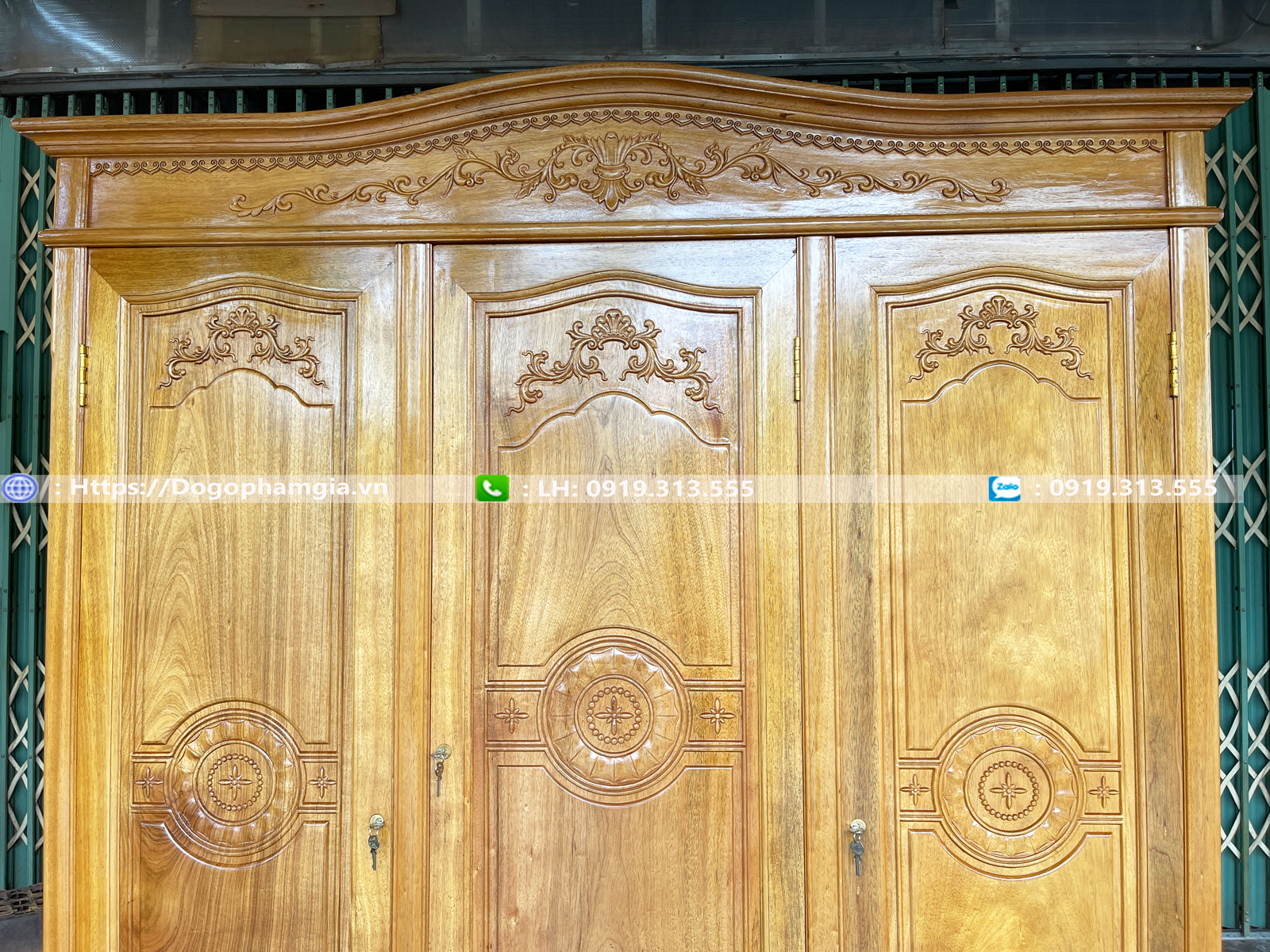 Thông tin kích thước tủ áo gỗ gụ