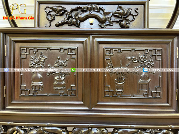 Tủ bày đồ bình phong tôn lên vẻ đẹp sang trọng cho ngôi nhà bạn