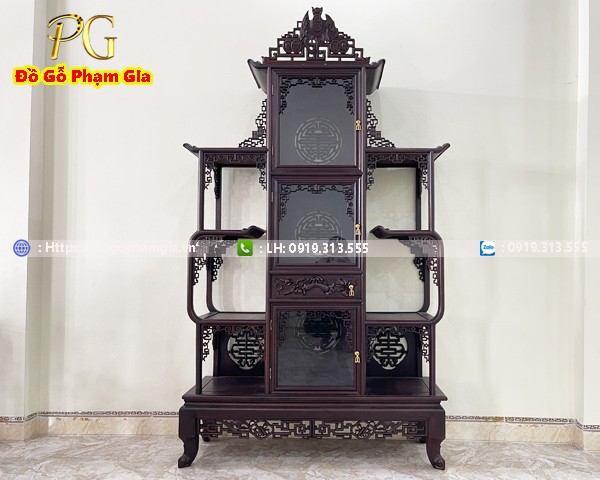 Tủ Bày Đồ Chạm Dơi Thọ