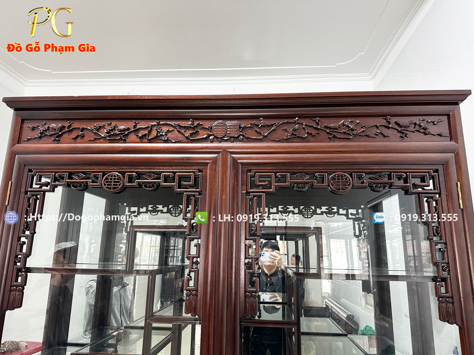 Thông tin kích thước tủ bày đồ gỗ