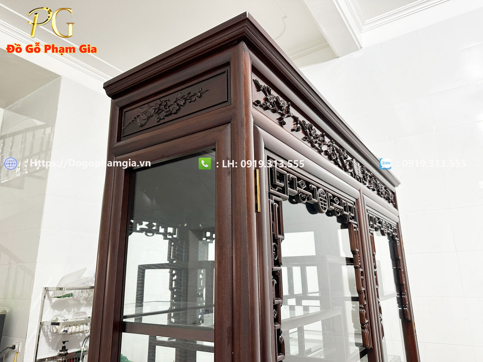 Hình ảnh chi tiết tủ bày đồ TBĐ22