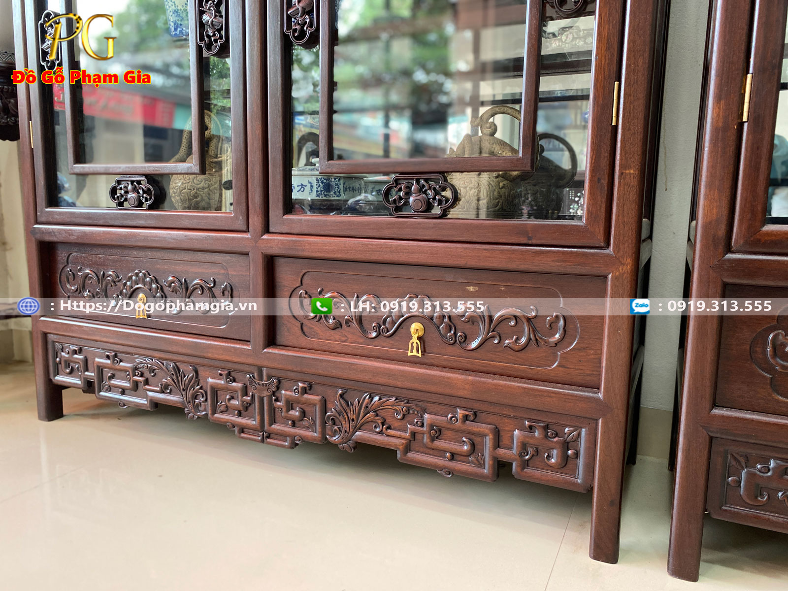 Đồ Gỗ Phạm Gia – nơi sản xuất những mẫu tủ bày đồ gỗ gu đẹp