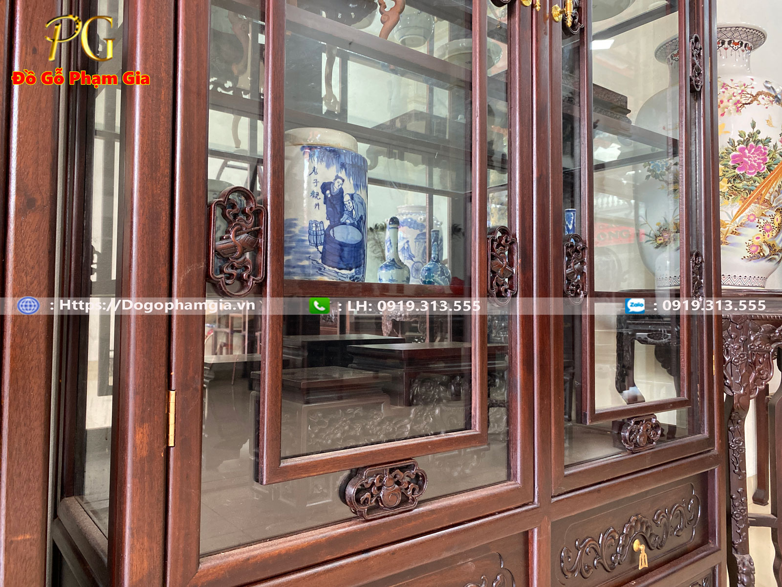 Đồ Gỗ Phạm Gia – nơi sản xuất những mẫu tủ bày đồ gỗ gu đẹp