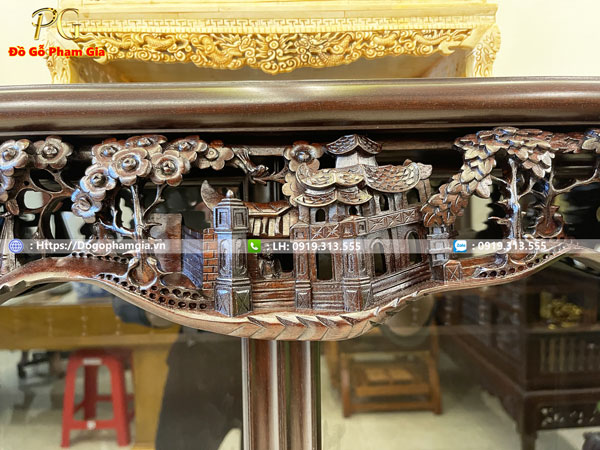 Nguồn cảm hứng của các chi tiết chạm khắc trên tủ chè 