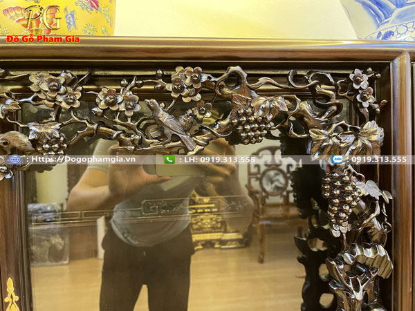 Thông tin chi tiết tủ chè gỗ gụ khảm đông bích