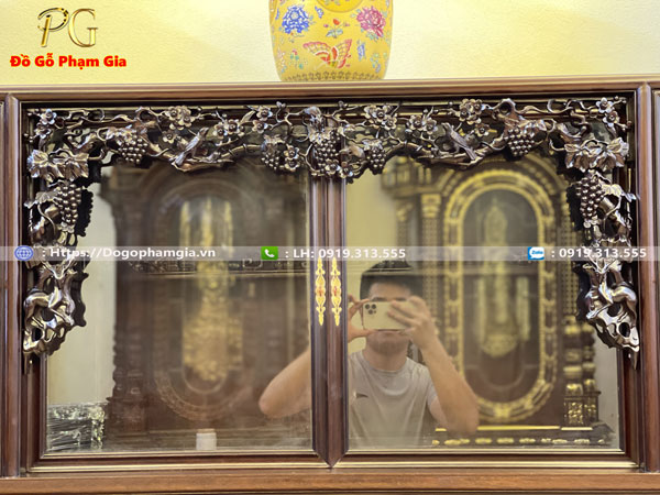 Thông tin chi tiết tủ chè gỗ gụ khảm đông bích