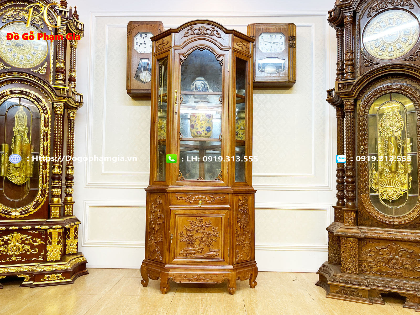 Thông tin chi tiết tủ góc bày đồ gỗ gõ Thông tin chi tiết tủ góc bày đồ gỗ gõ