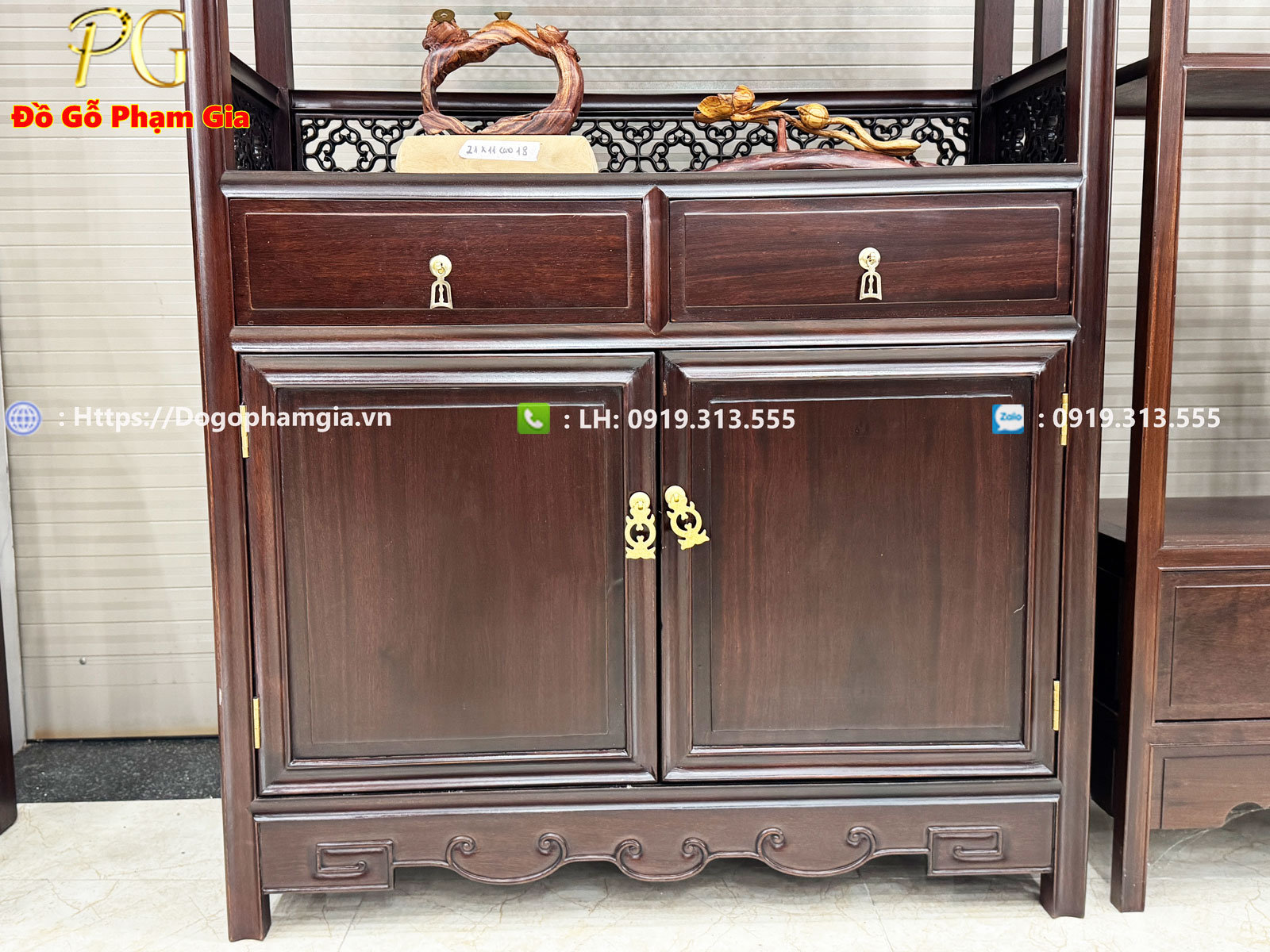 Thông tin kích thước tủ bày đồ triện tàu