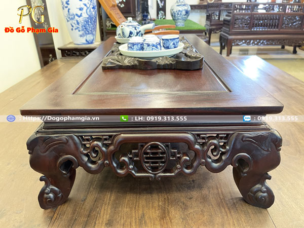 Hình ảnh chi tiết văn kỷ chạm ngũ phúc